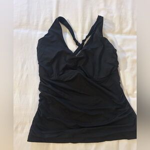 Women's Black Swim Tankini Top